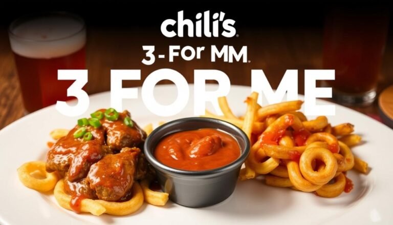 Chili’s 3 for Me Menu Prices