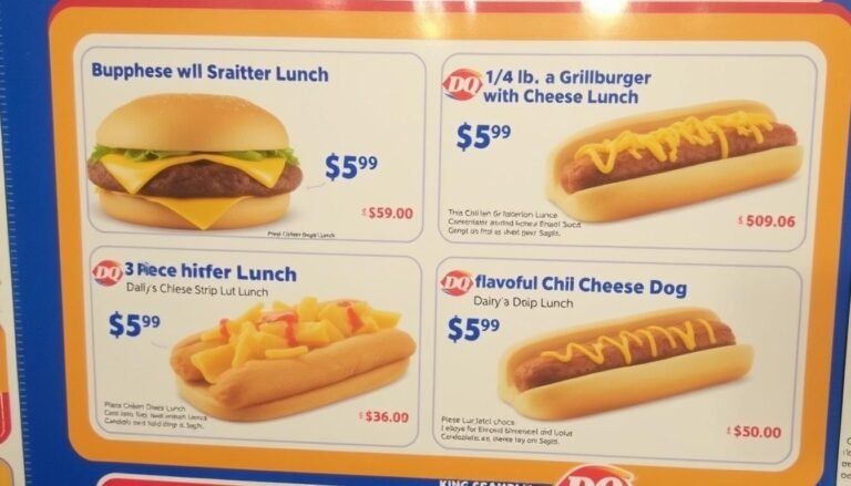 Dairy Queen Kids Menu