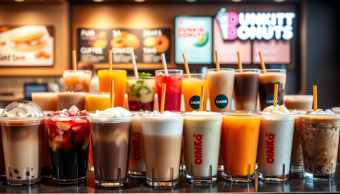 dunkin donuts drink menu