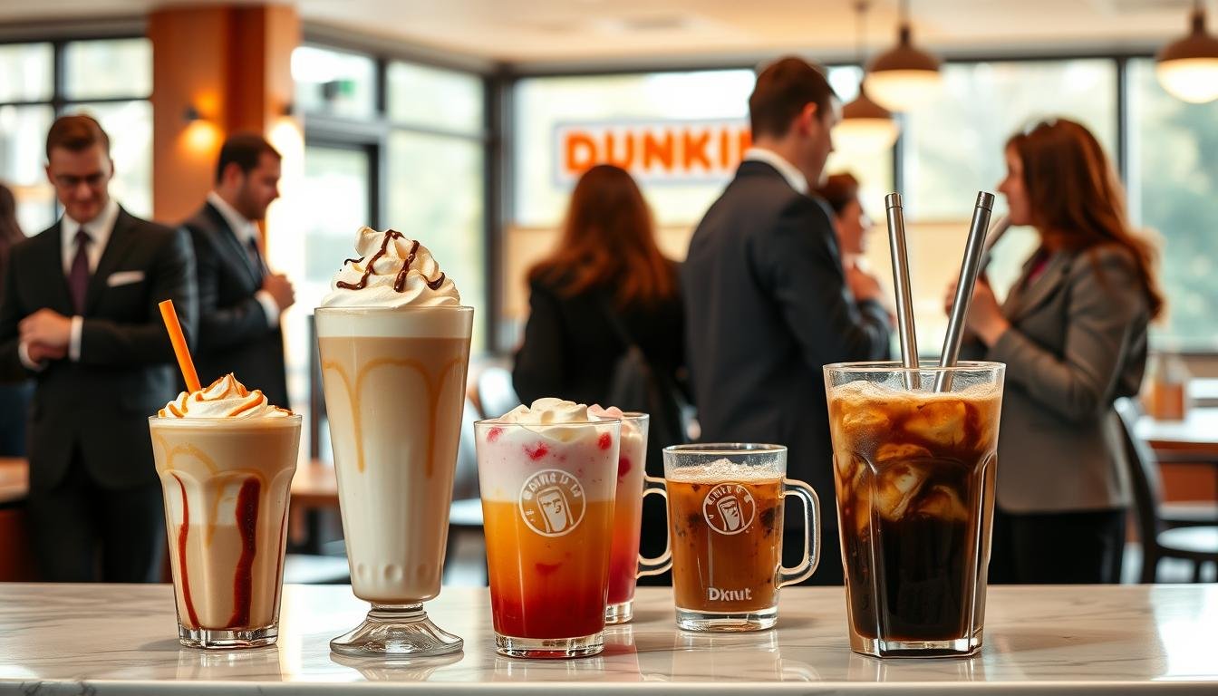 dunkin donuts iced coffee menu